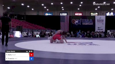 76 lbs Consolation - Tristan Kelly, Army (WCAP) vs Victoria Francis, Hawkeye Wrestling Club / TMWC