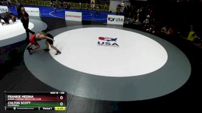 135 lbs 5th Place Match - Frankie Medina, Daniel Cormier Wrestling Club vs Colton Scott, California