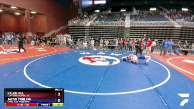 119 lbs 1st Place Match - Kaleb Hill, Cody Wrestling Club vs Jacob Stirling, Camel Kids Wrestling