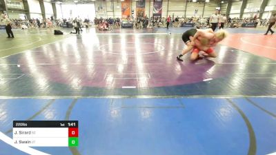 220 lbs Round Of 64 - Jonathan Sirard, SC vs Jett Swain, UT