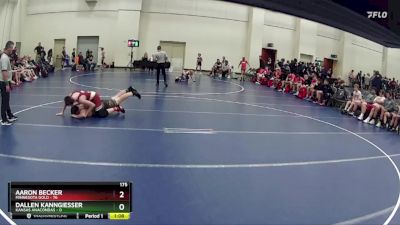 175 lbs Round 3 (6 Team) - Aaron Becker, Minnesota Gold vs Dallen Kanngiesser, Kansas Anacondas