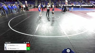 150 lbs Round Of 32 - Jake Maddox, Newtown vs Damian Rousseau, Staples