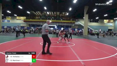 133 lbs Quarterfinal - Andrew Holladay, Virginia Tech WC vs Gabriel Martinez, Grand Valley State