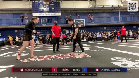 Karine Bertrand vs Nathalie Levesque 2024 ADCC Montreal Open