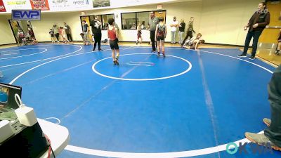 70 lbs Consolation - Collin Yocham, Coweta Tiger Wrestling vs Easton Vann, Barnsdall Youth Wrestling