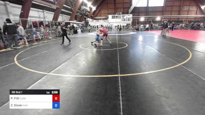 105 kg Rr Rnd 1 - Peter Filli, Curby Freestyle vs Zack Dixon, Xavier