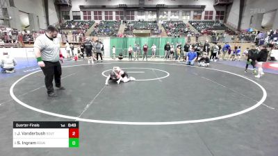 70 lbs Quarterfinal - Jeremiah Vanderbush, South Paulding Junior Spartans Wrestling Club vs Sam Ingram, Roundtree Wrestling Academy