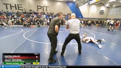 88 lbs Semifinal - Easton Shelley, Sons Of Atlas vs Grady Swalberg, Sanderson Wrestling Academy