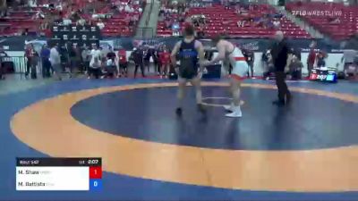 92 kg 3rd Place - Max Shaw, Tar Heel Wrestling Club vs Michael Battista, Cavalier Wrestling Club