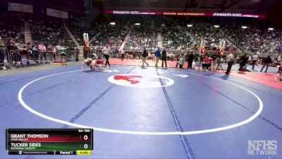 4A-190 lbs Cons. Semi - Tucker Sides, Natrona County vs Grant Thomson, Star Valley