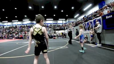 49 lbs Quarterfinal - Sawyer Ramirez, Tecumseh Youth Wrestling vs Emersyn Edge, Piedmont