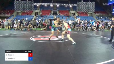 145 lbs Rnd Of 64 - James Kosza, Florida vs David Jewell, Georgia