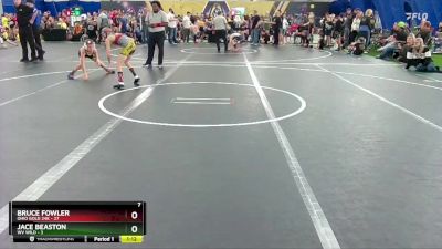 72 lbs Round 1 (8 Team) - Bruce Fowler, Ohio Gold 24k vs Jace Beaston, WV Wild