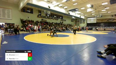 135 lbs Consi Of 8 #2 - Damian Alvarez, Selma vs Elias Navida, Poway