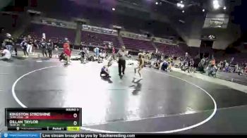 98 lbs Round 3 (10 Team) - Kingston Stroshine, Team Utah vs DILLAN TAYLOR, Team NV