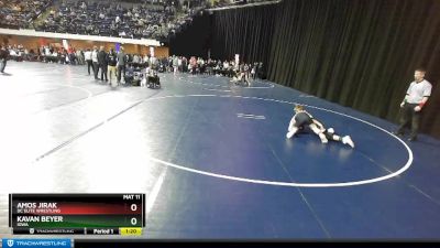 108 lbs Semifinal - Amos Jirak, DC Elite Wrestling vs Kavan Beyer, Iowa