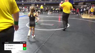 51 lbs Final - Charae Gregula, Mt. Lebanon vs Dublin Parnell, Quaker Valley