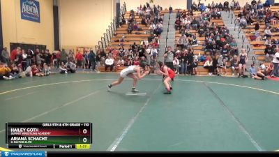 110 lbs Round 1 - Ariana Schacht, X-Factor Elite vs Hailey Goth, Summit Wrestling Academy