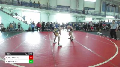 132 lbs Consi Of 16 #2 - Dylan De Leon, Venom WC vs Aaron Marcial, Mar Vista