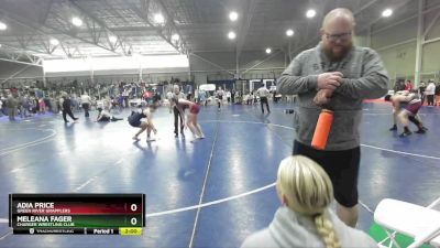 150 lbs Champ. Round 1 - Adia Price, Green River Grapplers vs Meleana Fager, Charger Wrestling Club