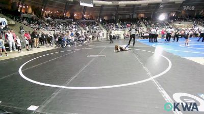 46 lbs Semifinal - Kipp Bright, Smith Wrestling Academy vs Knoxson Leslie, Choctaw Ironman Youth Wrestling