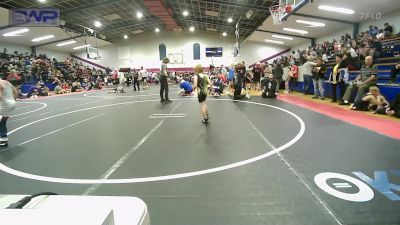 49 lbs Consi Of 4 - Bentlee Egleston, Claremore Wrestling Club vs Lachlan Forrest, Vinita Kids Wrestling