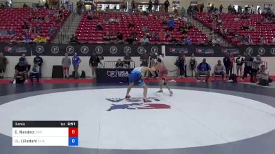 57 kg Semis - Cael Nasdeo, Central Pennsylvania RTC (CPRTC) vs Luke Lilledahl, X-Calibur Athletics Wrestling Club