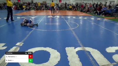 B-45 lbs Consi Of 8 #2 - Cade Parsons, OH vs Grayson Bish, PA