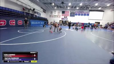 56 lbs Round 2 - Kye Camino, Douglas WC vs Triton Barnum, Torrington Wrestling Club