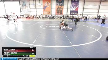 110 lbs Rd# 3 12:00pm Friday - Dale Corbin, Dynasty Death Row vs Teigan Newell, M2TC Blue