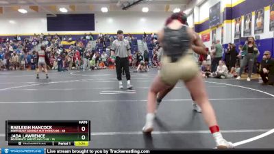 150 lbs Round 2 - Raeleigh Hancock, Northeast Georgia Mat Monstars vs Jada Lawrence, Reverence Wrestling Club