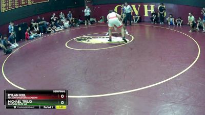 218 lbs Semifinal - Dylan Kiel, Folsom Wrestling Academy vs Michael Trejo, Eastvale Elite WC