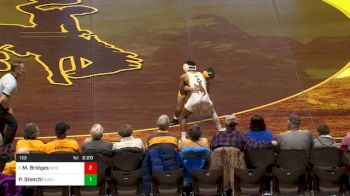 133 lbs Montorie Bridges, Wyoming vs Paul Bianchi, NDSU