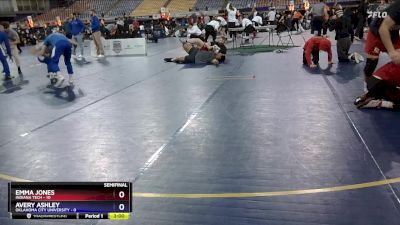 116 lbs Semis (4 Team) - Emma Jones, Indiana Tech vs Avery Ashley, Oklahoma City University