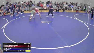 157 lbs Cons. Round 4 - Kamdyn Wardlaw, Cornerstone Mat Club vs Kyle Zajic, Sweet Home