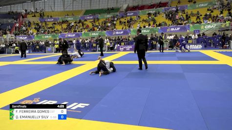 FERNANDA FERREIRA GOMES vs QUESIA EMANUELLY SILVA DE JESUS 2024 Brasileiro Jiu-Jitsu IBJJF