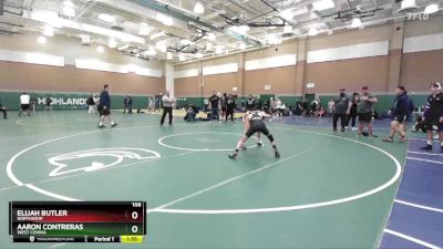 106 lbs Quarterfinal - Elijah Butler, Northview vs AARON CONTRERAS, West Covina