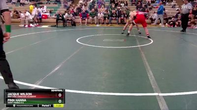 190 lbs Semifinal - Finn Hanna, Saint Marks H S vs Jacque Wilson, Red Lion Christian Academy