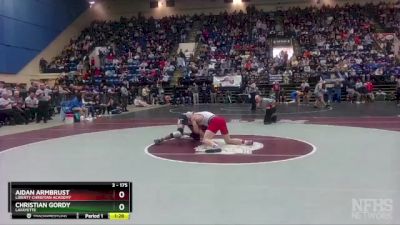 3 - 175 lbs Semifinal - Christian Gordy, Lafayette vs Aidan Armbrust, Liberty Christian Academy