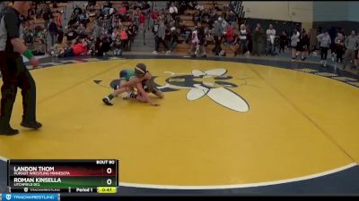 55 lbs Cons. Round 5 - Roman Kinsella, LITCHFIELD DCL vs Landon Thom, Pursuit Wrestling Minnesota