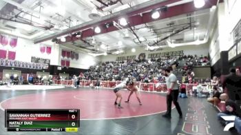 110 lbs 1st Place Match - Nataly Diaz, Sultana vs Savannah Gutierrez, Redlands East Valley