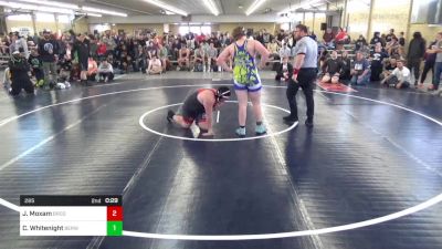 285 lbs Round Of 16 - Jermain Moxam, Brodheadsville vs Clayton Whitenight, Berwick