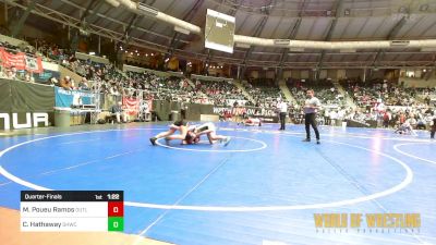 120 lbs Quarterfinal - Maliah Poueu Ramos, Outlaw Wrestling Club vs Camilla Hathaway, South Hills Wrestling Academy