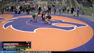 120 lbs Quarterfinal - Elijah Bischoff, Silverton Mat Club vs Jackson Peterman, Salem Elite Mat Club