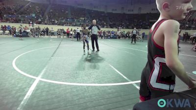 58 lbs Consi Of 16 #2 - Oliver Dorton, Grove Takedown Club vs Ezekiel Brewer, Lions Wrestling Academy