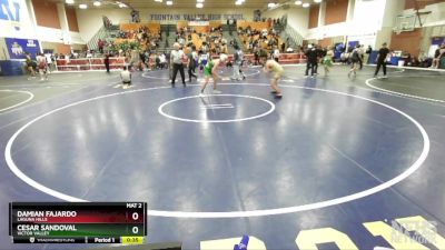 113 lbs Cons. Round 4 - Cesar Sandoval, Victor Valley vs Damian Fajardo, Laguna Hills