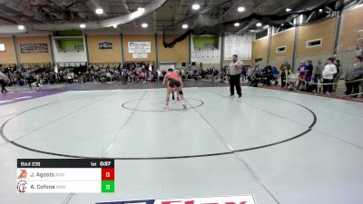 120 lbs Consi Of 16 #2 - Jordin Agosto, Agawam vs Ayden Cofone, Windham/GNG/Westbrook