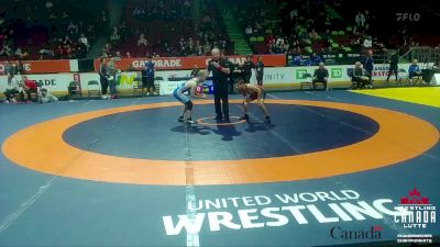 57kg Quarterfinal - Jose Melgar, Cattown WC vs Trevor Banks, Montreal NTC / Montreal WC