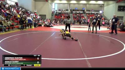 50 lbs Cons. Round 3 - Jeremiah Hunter, North Alabama Elite Wrestling vs Kieran Barry, Buckhorn Youth Wrestling