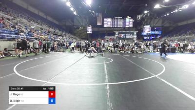 152 lbs Cons 32 #1 - Jesse Gage, Nebraska vs Declan Bligh, Massachusetts